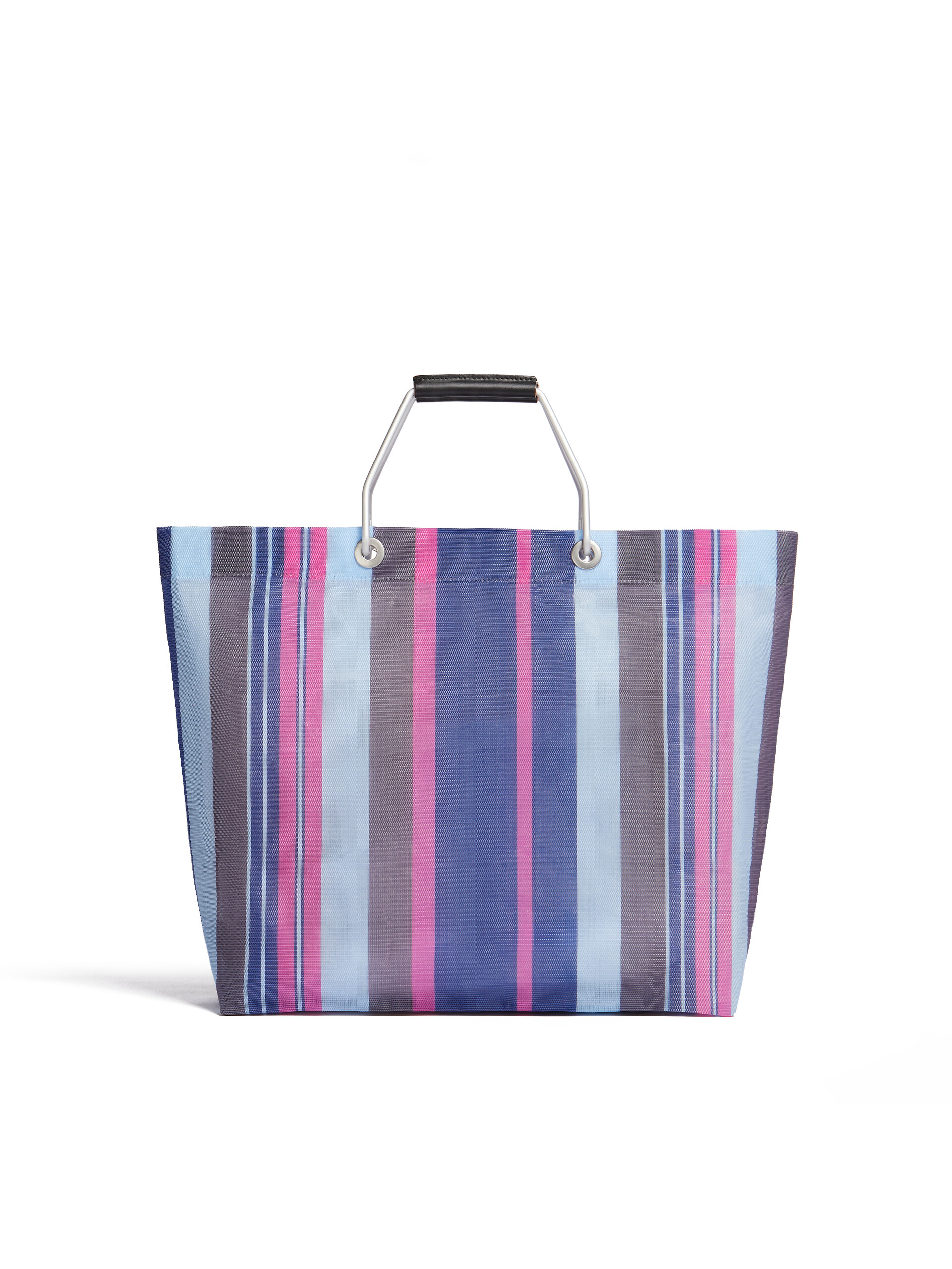 マルチカラーブルー MARNI MARKET STRIPE BAG - ショッピングバッグ - Image 3