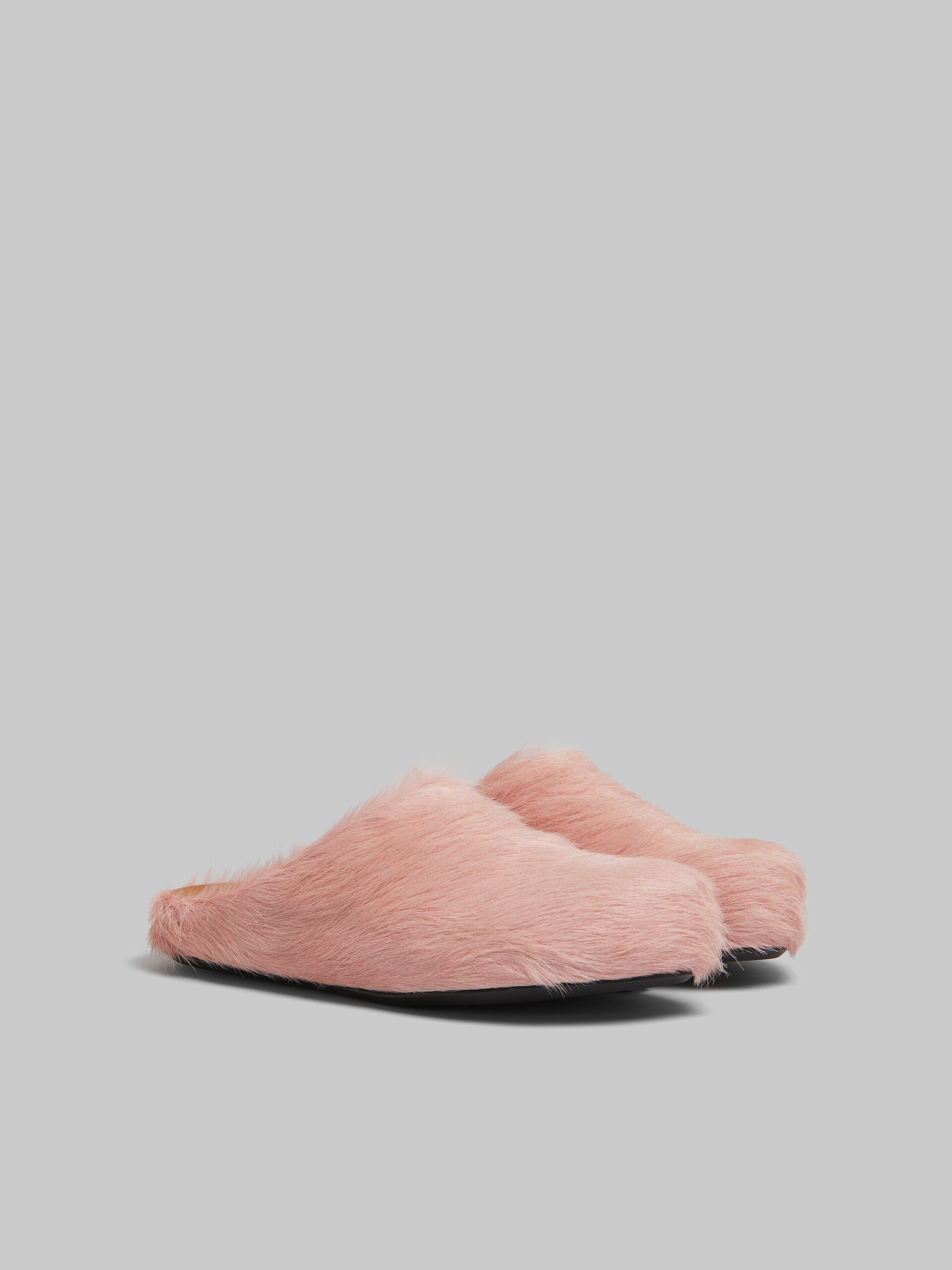 Blaue Fußbett-Sandale aus Kalbsfell - Holzschuhe - Image 2