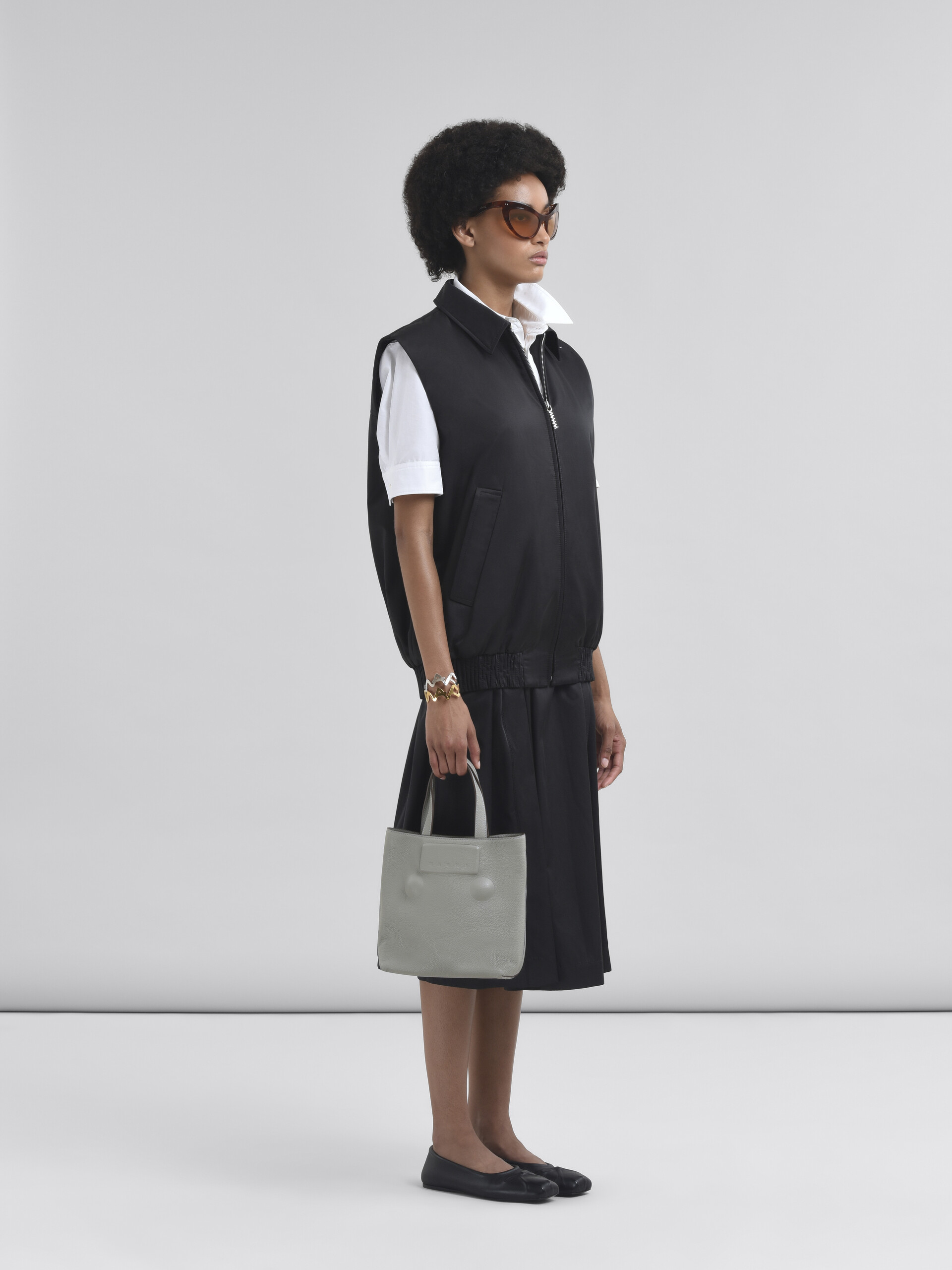 Taffeta bomber vest with Marni Symbol - Waistcoat - Image 6