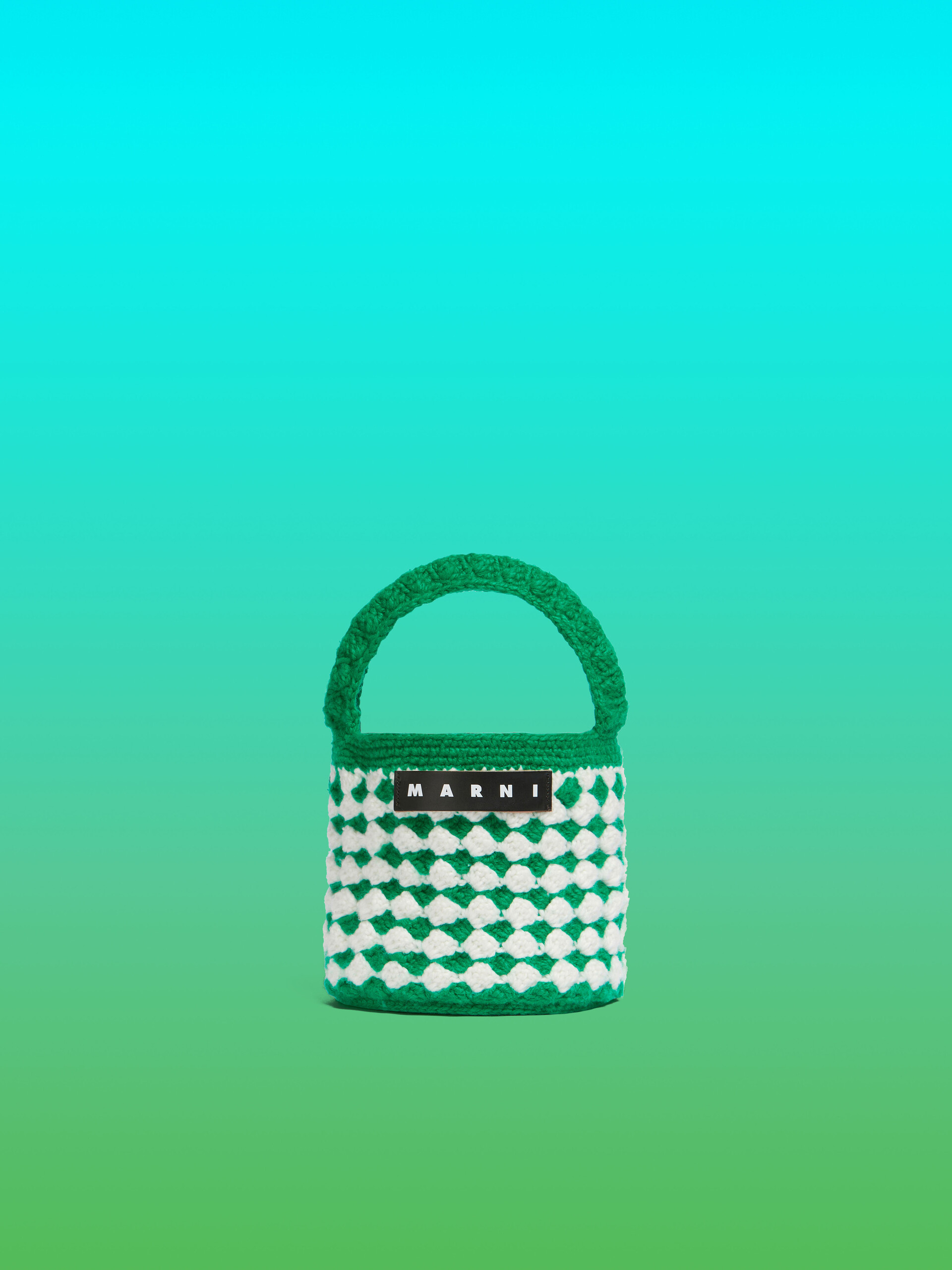 Purple Crochet Marni Market Rosal Bag - Shopping Bags - Image 1