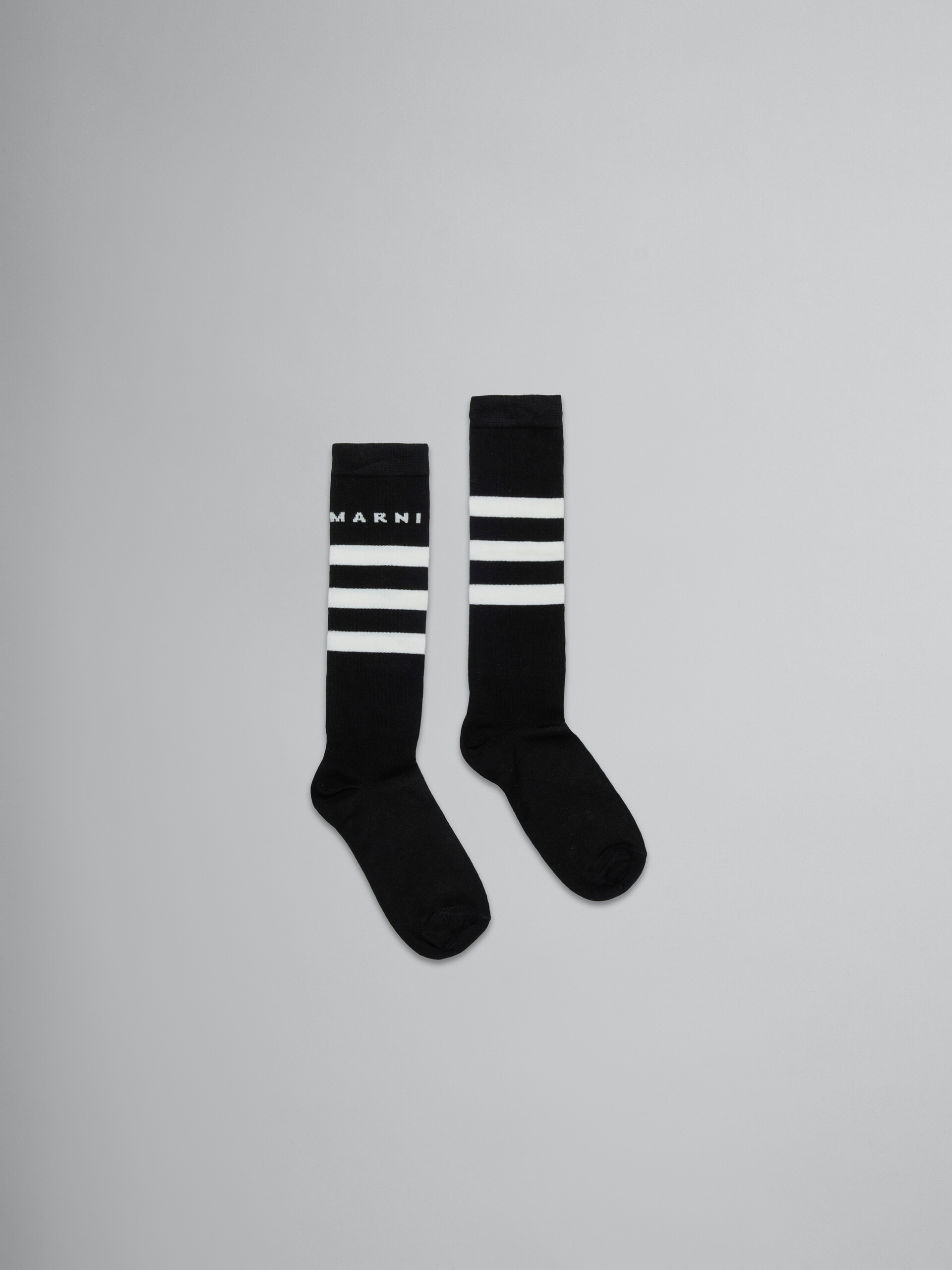 Gestreifte Socken aus einer Baumwollmischung - Socken - Image 1