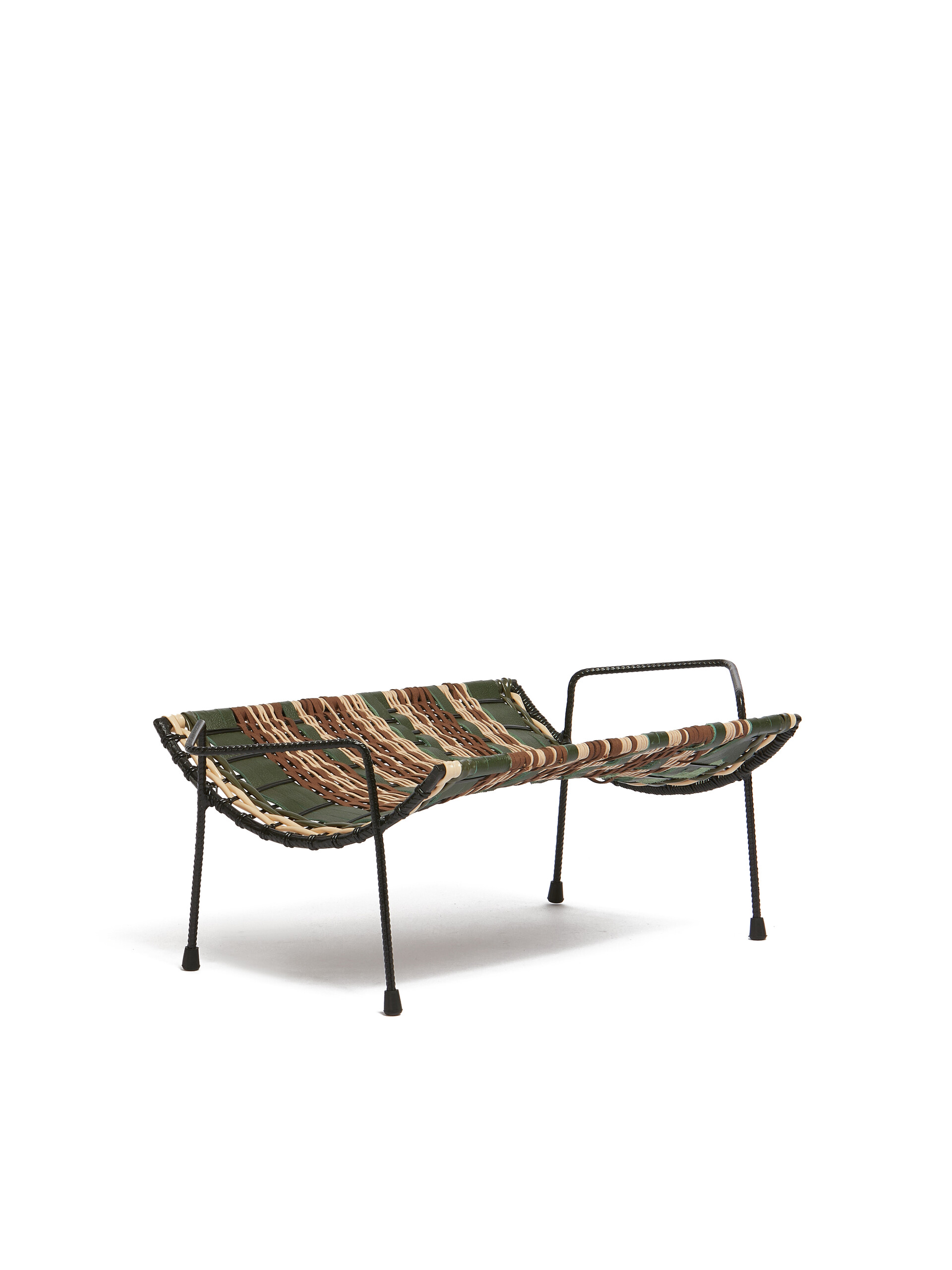 Bandeja de escritorio verde oscuro tejida Marni Market - Muebles - Image 2
